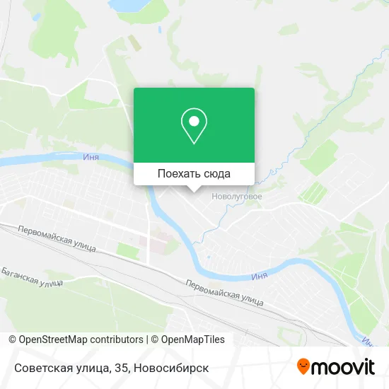 Карта Советская улица, 35