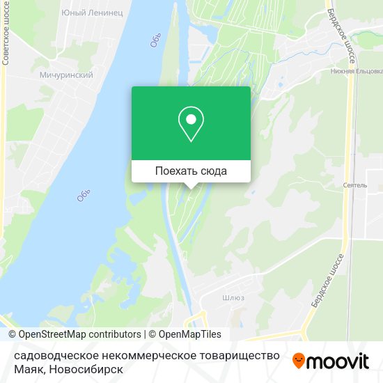 Карта садоводческое некоммерческое товарищество Маяк