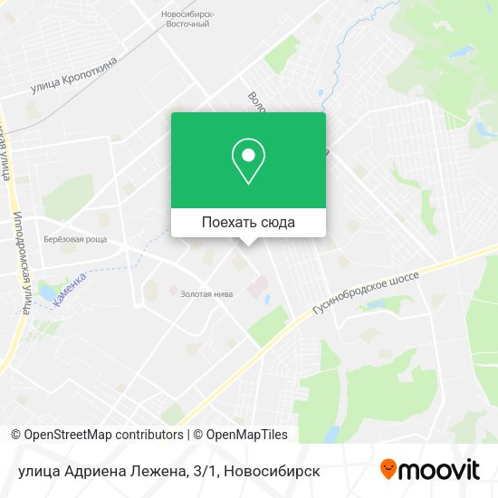 Карта улица Адриена Лежена, 3/1