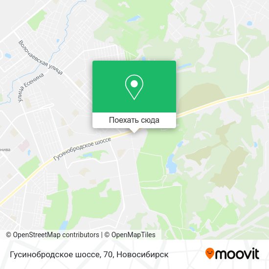 Карта Гусинобродское шоссе, 70