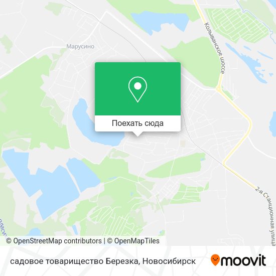 Карта садовое товарищество Березка