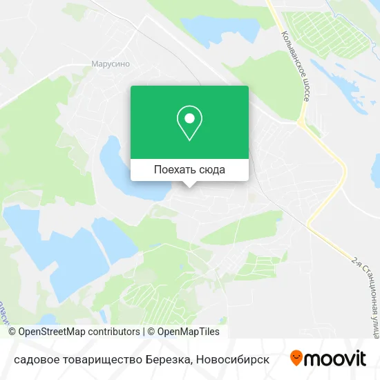 Карта садовое товарищество Березка