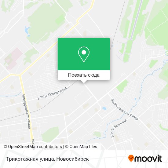 Карта Трикотажная улица