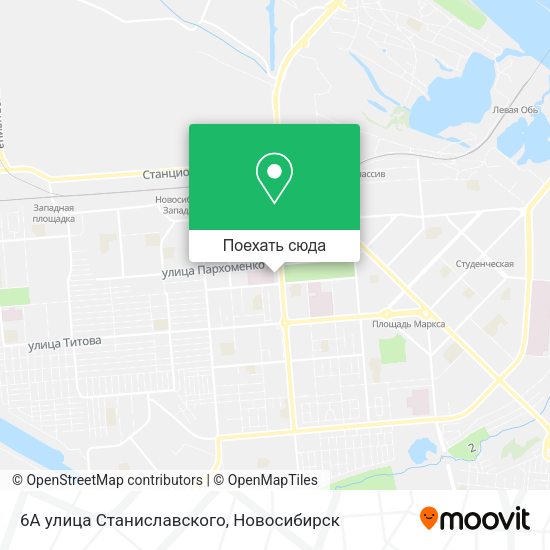 Карта 6А улица Станиславского