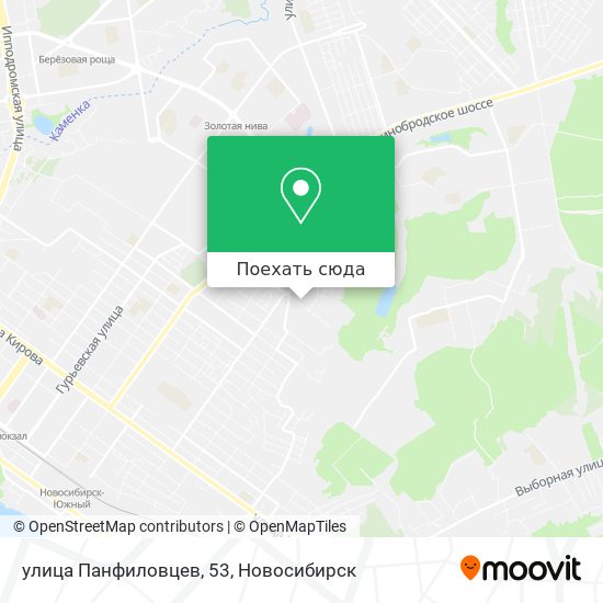 Карта улица Панфиловцев, 53