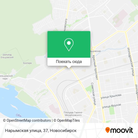 Карта Нарымская улица, 37