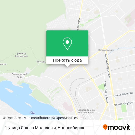 Карта 1 улица Союза Молодежи