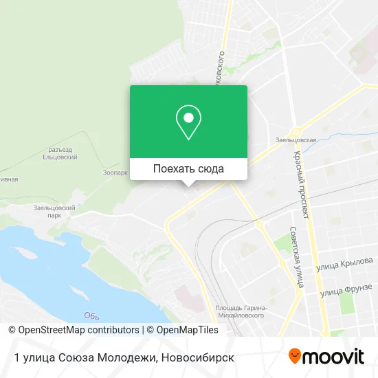 Карта 1 улица Союза Молодежи