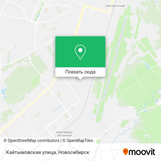 Карта Кайтымовская улица