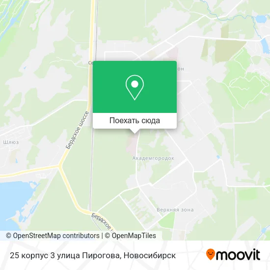 Карта 25 корпус 3 улица Пирогова