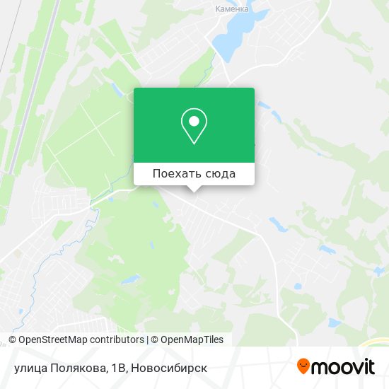 Карта улица Полякова, 1В