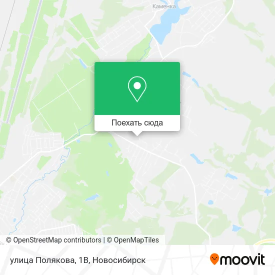 Карта улица Полякова, 1В