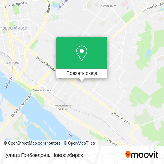 Карта улица Грибоедова