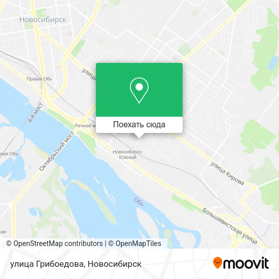 Карта улица Грибоедова