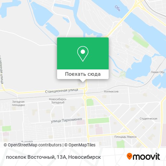 Карта поселок Восточный, 13А