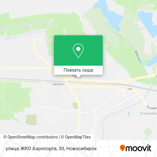 Карта улица ЖКО Аэропорта, 30