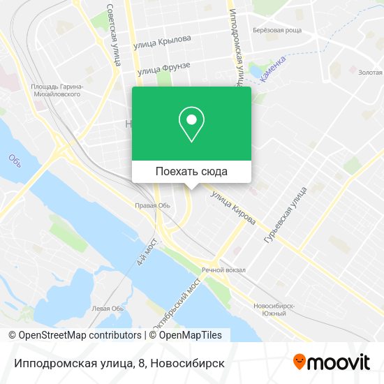 Карта Ипподромская улица, 8