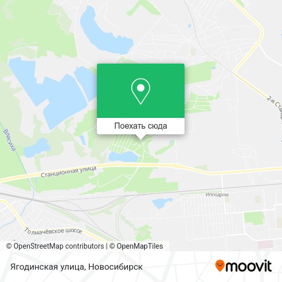 Карта Ягодинская улица