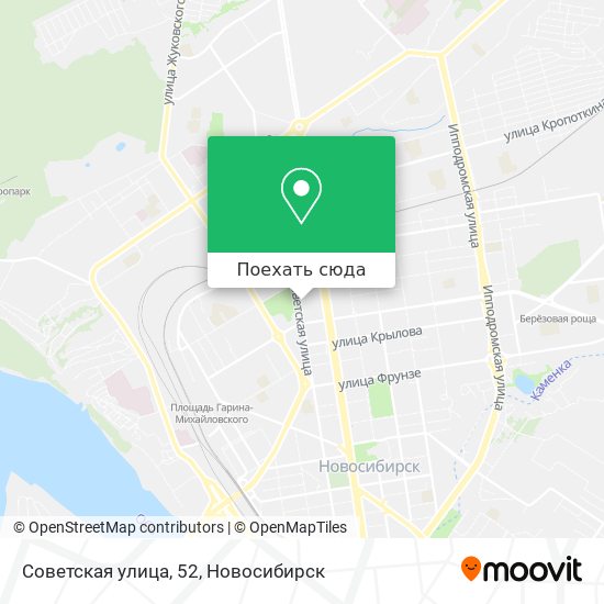 Карта Советская улица, 52