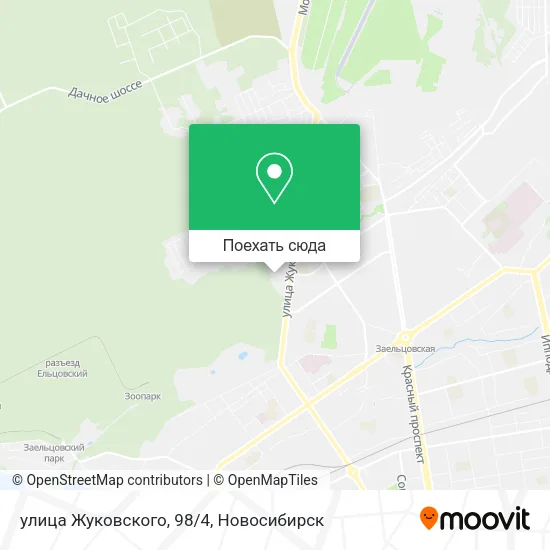 Карта улица Жуковского, 98/4