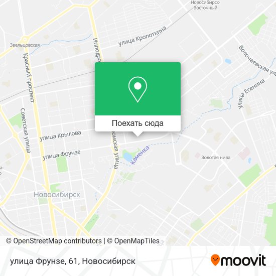 Карта улица Фрунзе, 61