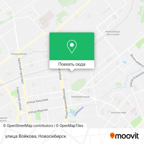 Карта улица Войкова