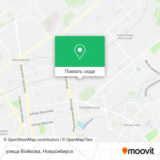 Карта улица Войкова