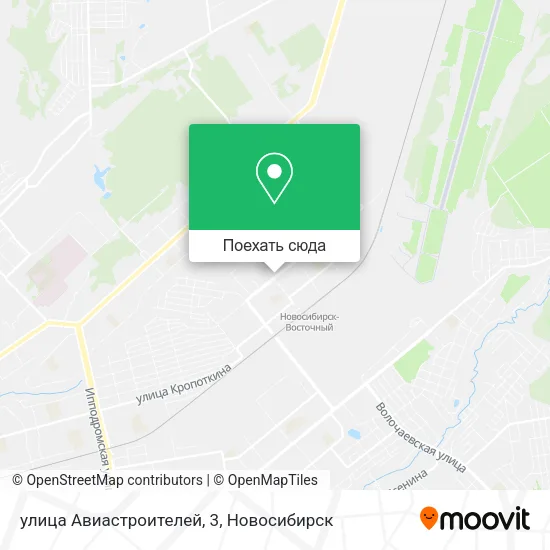 Карта улица Авиастроителей, 3