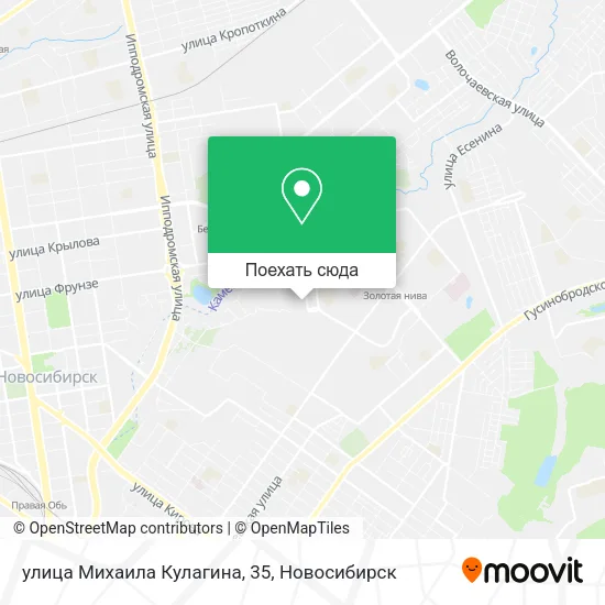 Карта улица Михаила Кулагина, 35