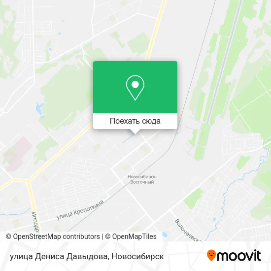 Карта улица Дениса Давыдова