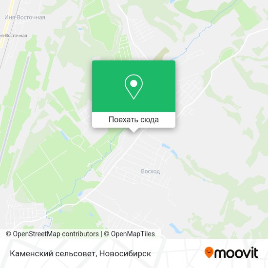 Карта Каменский сельсовет