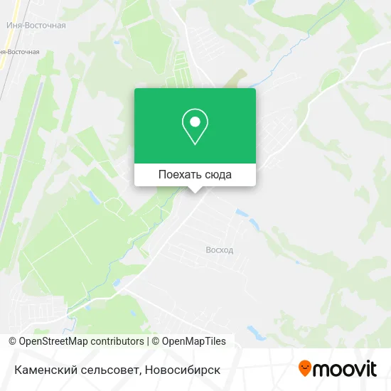 Карта Каменский сельсовет