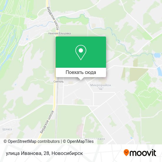 Карта улица Иванова, 28