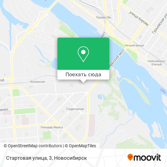 Карта Стартовая улица, 3
