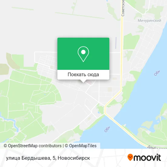 Карта улица Бердышева, 5