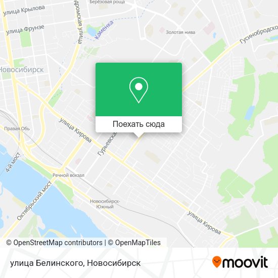 Карта улица Белинского
