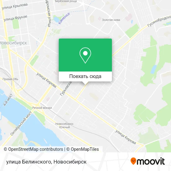 Карта улица Белинского