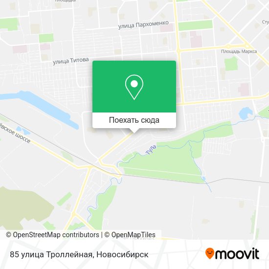 Карта 85 улица Троллейная