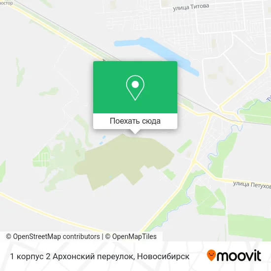 Карта 1 корпус 2 Архонский переулок