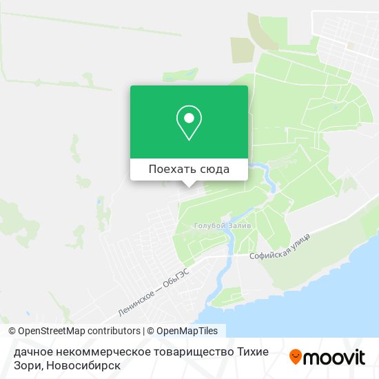 Карта дачное некоммерческое товарищество Тихие Зори