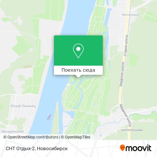 Карта СНТ Отдых-2