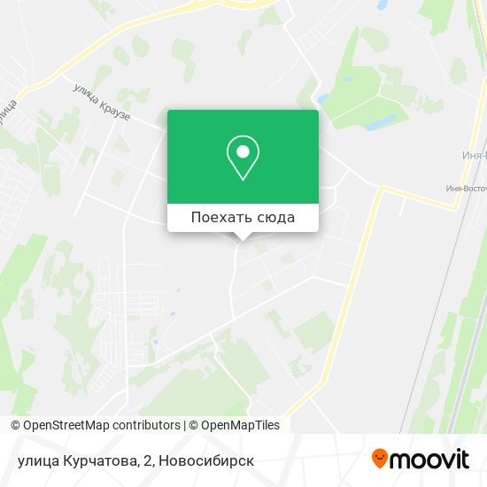 Карта улица Курчатова, 2