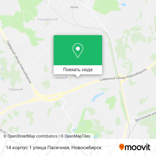 Карта 14 корпус 1 улица Пасечная