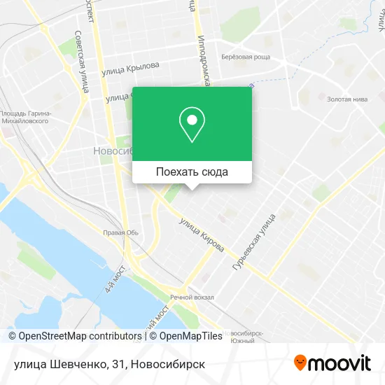 Карта улица Шевченко, 31