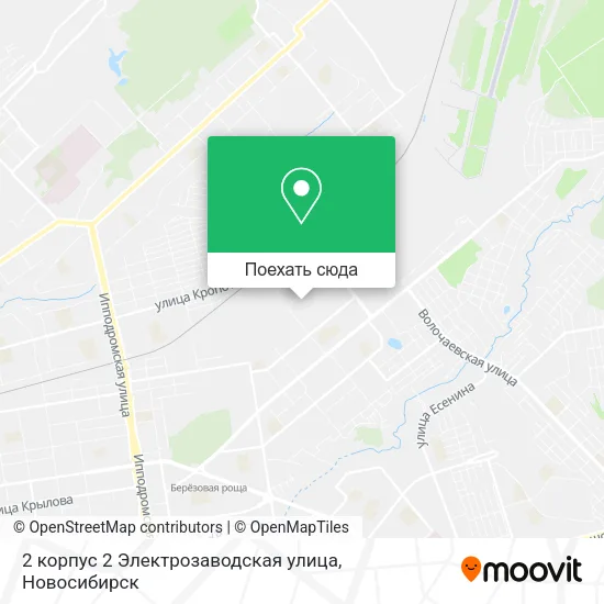 Карта 2 корпус 2 Электрозаводская улица