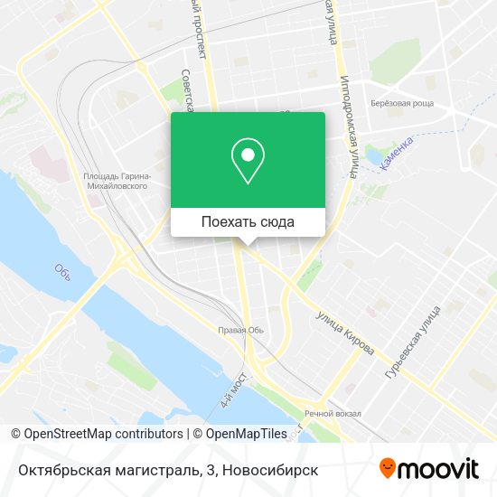 Карта Октябрьская магистраль, 3