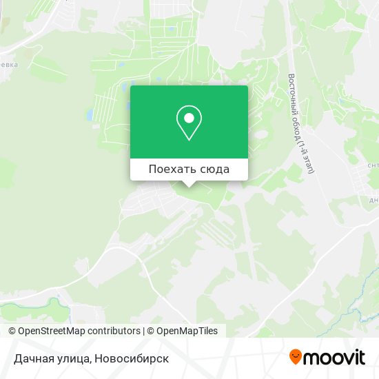 Карта Дачная улица