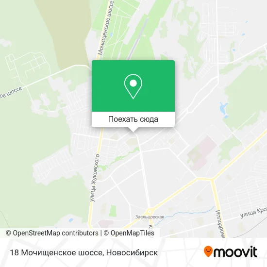 Карта 18 Мочищенское шоссе