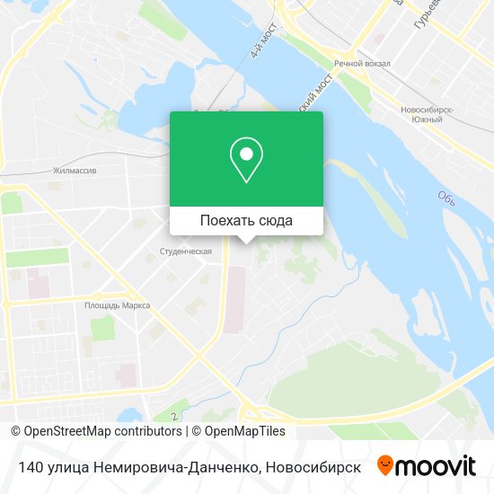 Карта 140 улица Немировича-Данченко