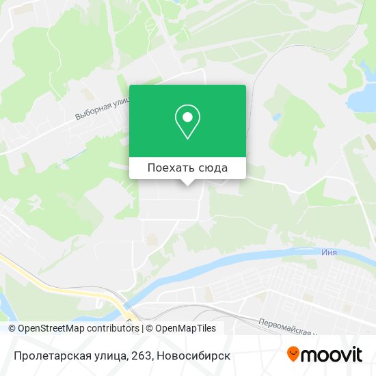 Карта Пролетарская улица, 263